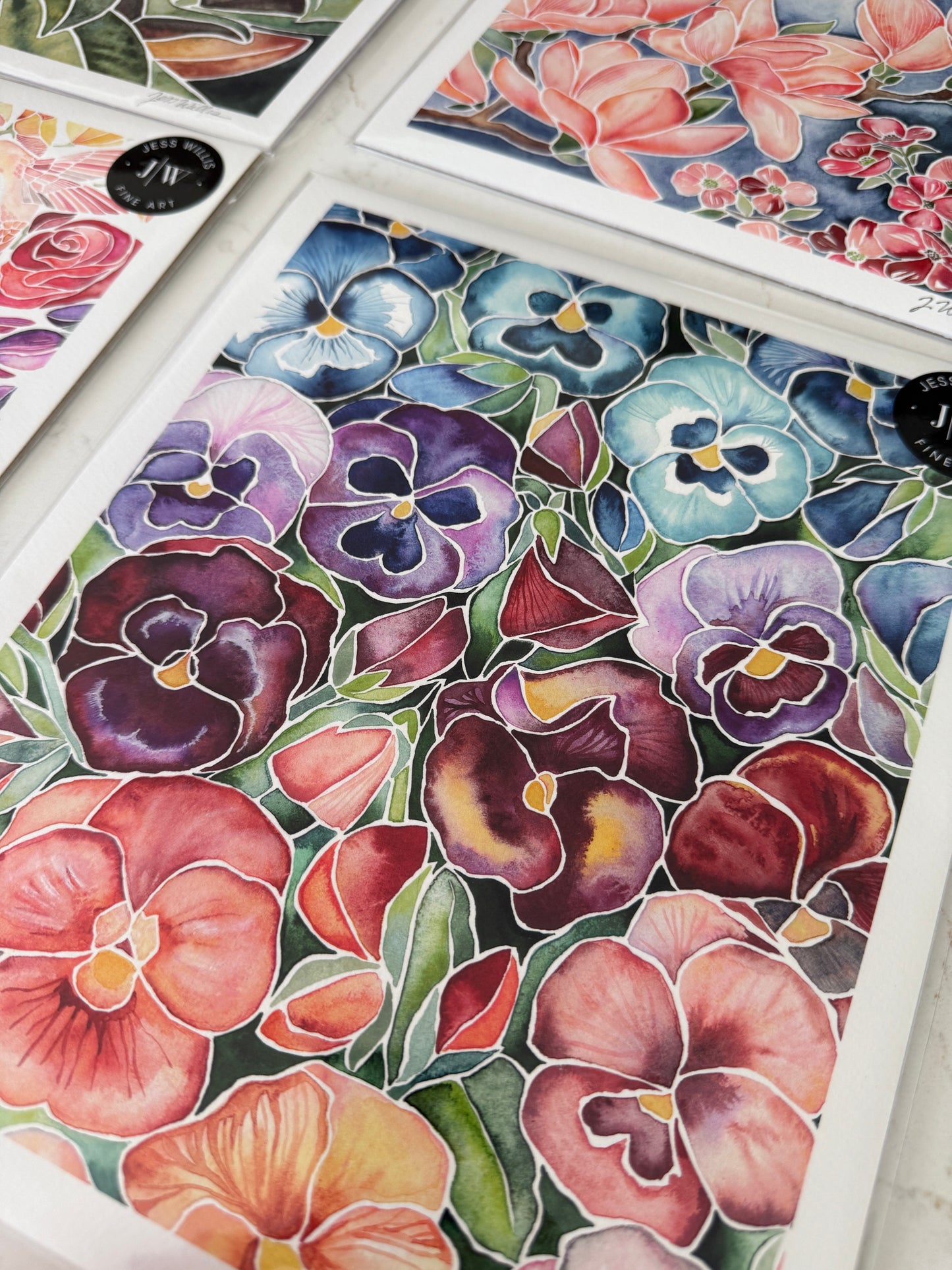 Ombre Pansies