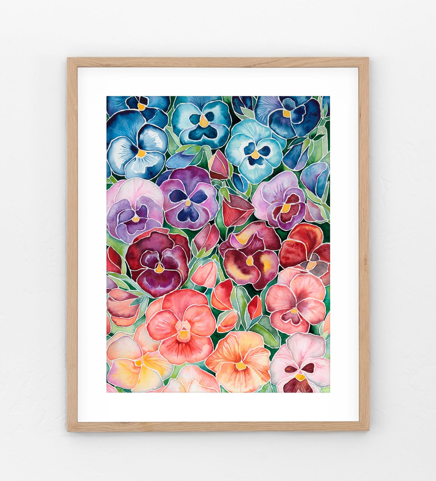 Ombre Pansies