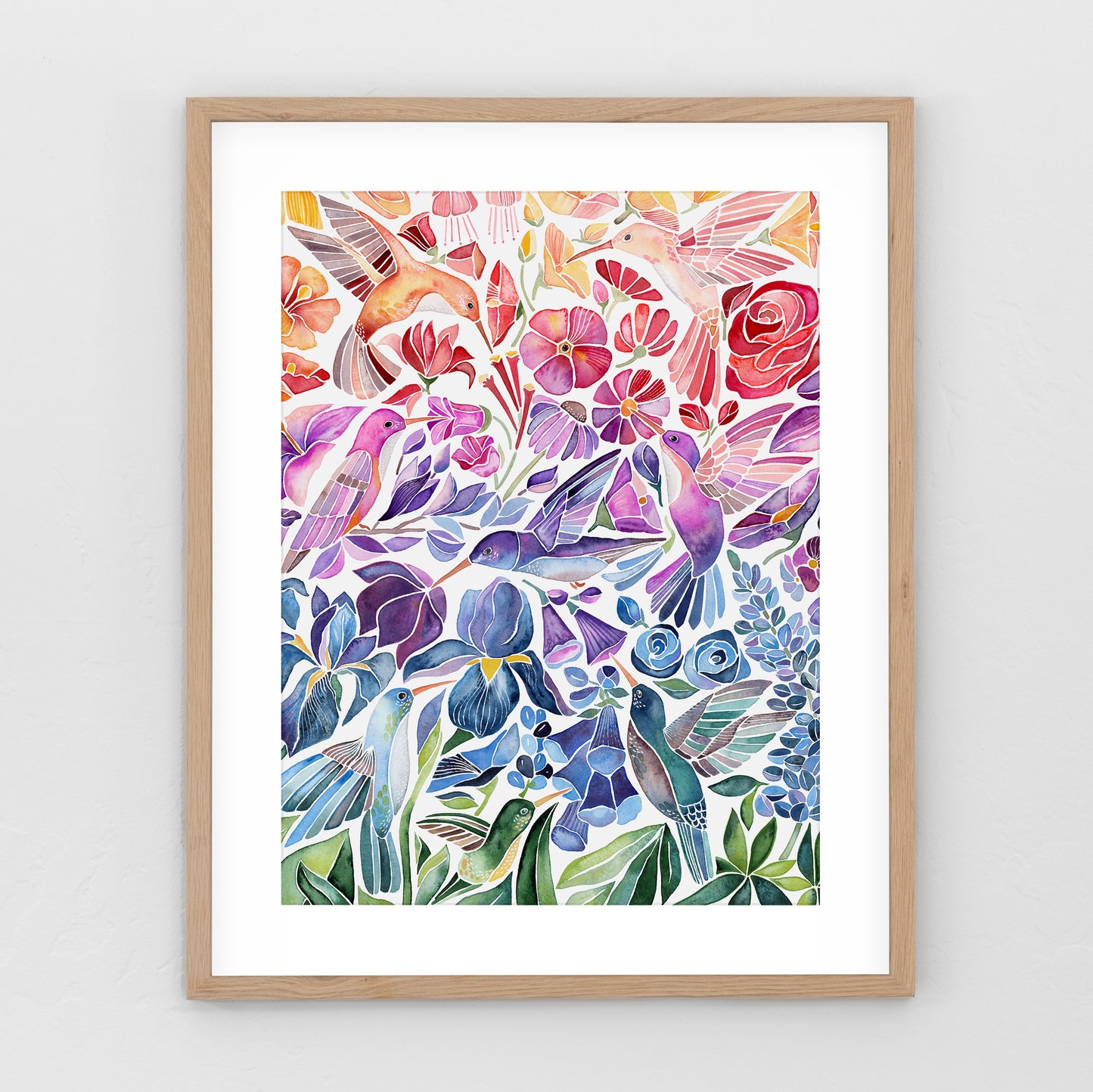 Ombre Hummingbirds