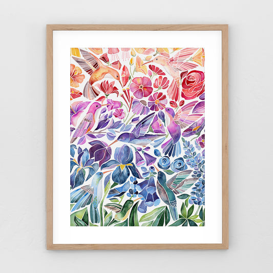 Ombre Hummingbirds