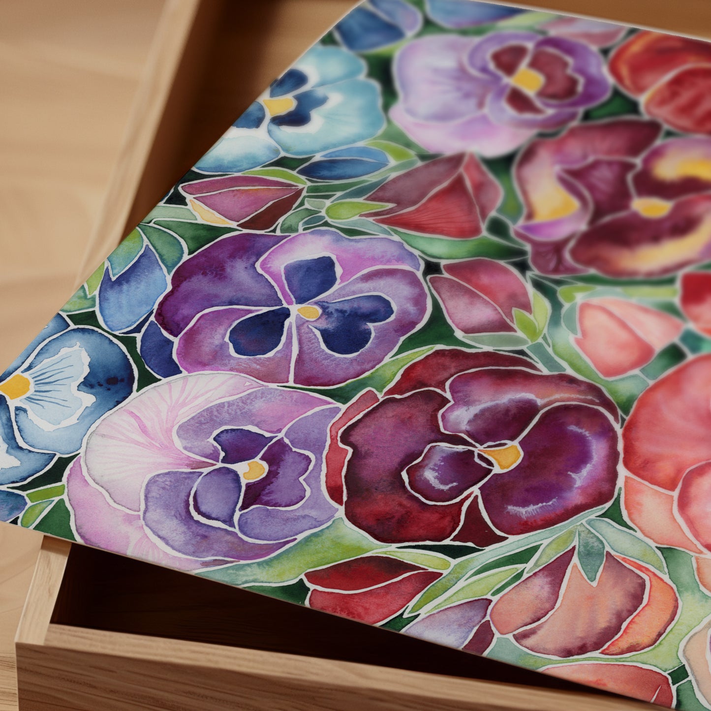 Ombre Pansies