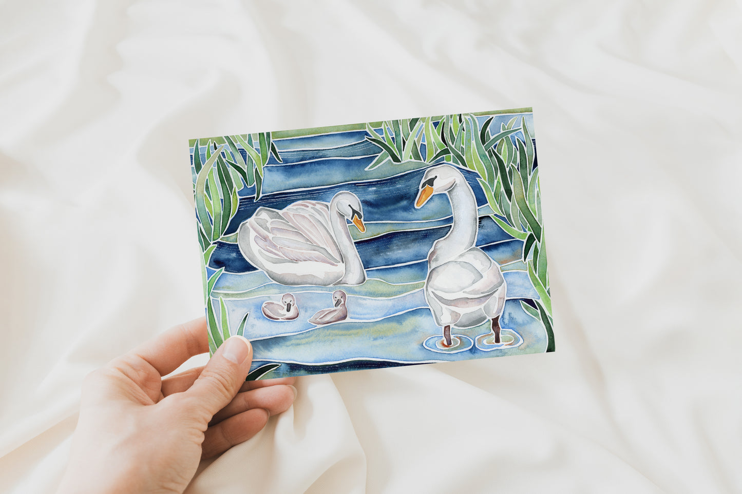 Swans on Point